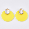 Opaque Acrylic Pendants MACR-T031-08B-2