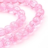 Crackle Glass Beads Strands X-CCG-Q001-6mm-02-1