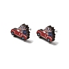 Independence Day Wood Stud Earrings EJEW-D108-01A-2