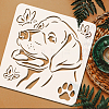 PET Hollow Out Drawing Painting Stencils DIY-WH0391-0289-3