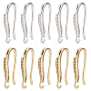 24Pcs 2 Colors Brass Earring Hooks KK-SC0006-54-1