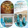 450G 9 Styles Sea Glass Pieces for Crafts DIY-PH0035-22B-5