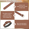 PU Leather Luggage Tag Straps AJEW-WH0248-532A-4