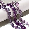 Natural Purple Fluorite Beads Strands G-NH0032-A02-02-2