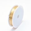 Eco-Friendly Round Copper Jewelry Wire X-CWIR-P001-01-0.8mm-2
