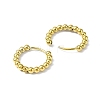 Real 18K Gold Plated 316 Stainless Steel Hoop Earrings EJEW-L267-005G-06-2