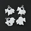 Halloween Themed Opaque Resin Pendants RESI-CJC0006-028C-2