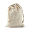Cotton Packing Pouches Drawstring Bags ABAG-R011-13x18-4