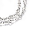 Tarnish Resistant 304 Stainless Steel Link Chains STAS-P219-33-2