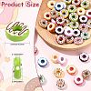 Baking Paint Apaque Acrylic Beads MACR-CJZ0001-06-2