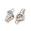 Alloy Rhinestone Pendants RB-CBAA597-01P-04-3