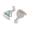 Brass Enamel Pendants KK-H534-04P-2