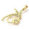 304 Stainless Steel Pendants X-STAS-Z119-18G-2
