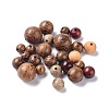 Wood Veins Beads WOOD-XCP0001-24-1
