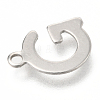 Non-Tarnish 201 Stainless Steel Charms X-STAS-C021-06P-G-3