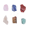 7Pcs 7 Style Natural Crystal Cabochons G-CJ0001-41-3