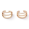 Brass Cuff Earrings EJEW-P188-02G-2