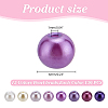 Pearlized Glass Pearl Round Beads HY-HY0001-10-2