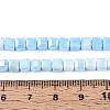 Anti-Tarnish Electroplate Glass Beads Strands GLAA-T025-4mm-10F-4