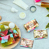 90Pcs 9 Styles Rose Pattern Soap Paper Tag DIY-WH0399-69-028-3