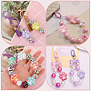50Pcs UV Plating Acrylic Beads OACR-SP0001-03-6