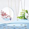 30Pcs 3 Colors 304 Stainless Steel Charms STAS-DC0011-91-4