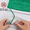 3 Rolls Polyester Wavy Fringe Trim Ribbon OCOR-GF0004-46B-5