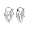 Minimalist Stainless Steel Hoop Earrings for Women's Daily Fashion Wear LW6635-2-1