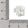 Brass Pave Clear Cubic Zirconia Pendants KK-CBA15EE-03P-A-3