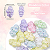 20Pcs UV Plating Acrylic Beads OACR-SP0002-08-2