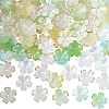 125Pcs 5 Colors Acrylic Bead Caps OACR-BM0001-10-1