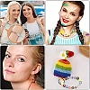 100Pcs Handmade Polymer Clay Beads CLAY-YW0002-45-6