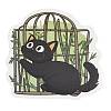 50 Pieces Cross-Border New Cao Zhi Black Cat Series Paper Stickers STIC-R001-30-4