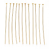 Brass Flat Head Pins KK-G331-11-0.7x63-1