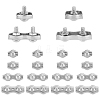 20Pcs 4 Style 304 Stainless Steel Findings FIND-GA0001-72-1