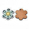 Printed Basswood Pendants LS-X-WOOD-N006-37-3