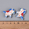 Printed Opaque Resin Beads RESI-N043-07A-4