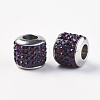 304 Stainless Steel European Beads STAS-F195-086P-10-1