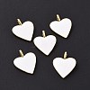 Brass Enamel Pendants LS-KK-P204-14G-E-2