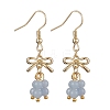 Natural Ang Dangle Earring EJEW-JE05910-1