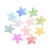 Frosted Transparent Acrylic Beads FACR-T007-03-1