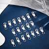 20Pcs Brass Lobster Claw Clasps KK-BBC0015-01A-S-4