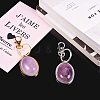 Natural Amethyst Flat Back Cabochons PH-G-G741-13x18mm-5
