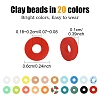 DIY Polymer Clay Stretch Charms Bracelets Making Kits DIY-YW0011-63-2