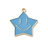 Alloy Enamel Pendants ENAM-F152-05G-02-1