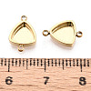 304 Stainless Steel Connector Cabochon Settings STAS-N115-36G-3
