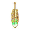 304 Stainless Steel with Enamel Big Pendants SA-OY002-26G-01-1