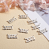 Stainless Steel Birth Year Charms STAS-CJ0001-106-4