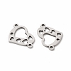 201 Stainless Steel Connector Charms STAS-K251-085P-2