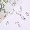 Iron Clip-on Earring Findings KK-PH0026-20P-NF-4